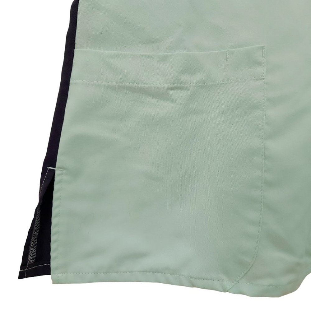 Grey's Anatomy Scrub Top Womens XXS Green V-Neck Short Sleeve Active Uniform - Picture 8 of 9